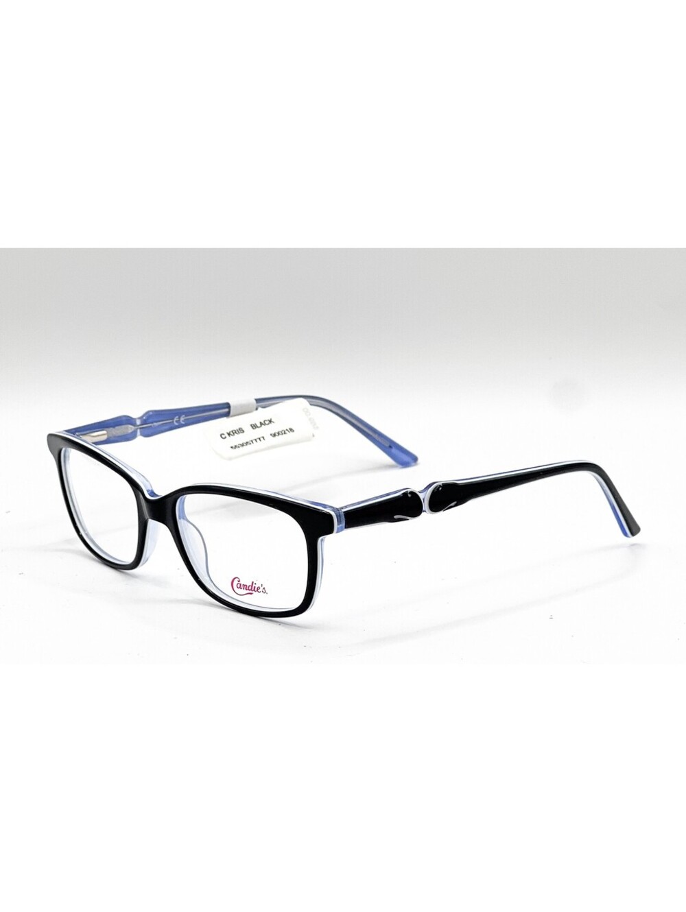 Candie's C Kris Black Square Authentic Eyeglass Frames 49-16